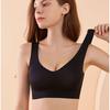 Large Size Bra Women's Seamless Bra Women's Thin Design No Steel Ring Sports Vest Style Push Up Bra