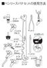 SANEI Handy Faucet Wrench for Installing Standing with PR34S (Sanei) Set, Faucets, Steel, Pliers,