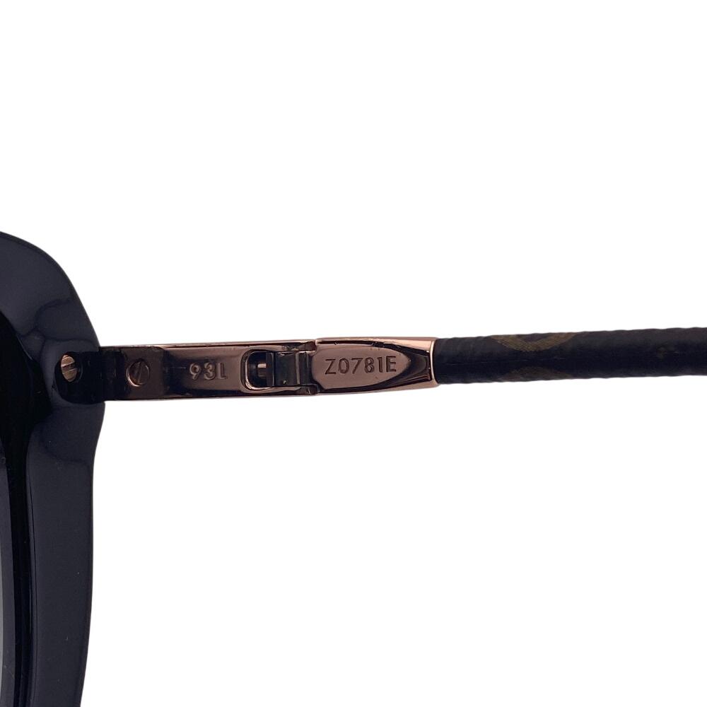LOUIS VUITTON Z0781E Gold Plated Charlotte sunglasses black Gold Plated Used