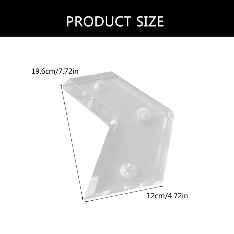 Skateboards Deck Holder Clear Acrylic Wall Rack Space Saving Vertical Board Display Vertical Storage Solution for Skaters