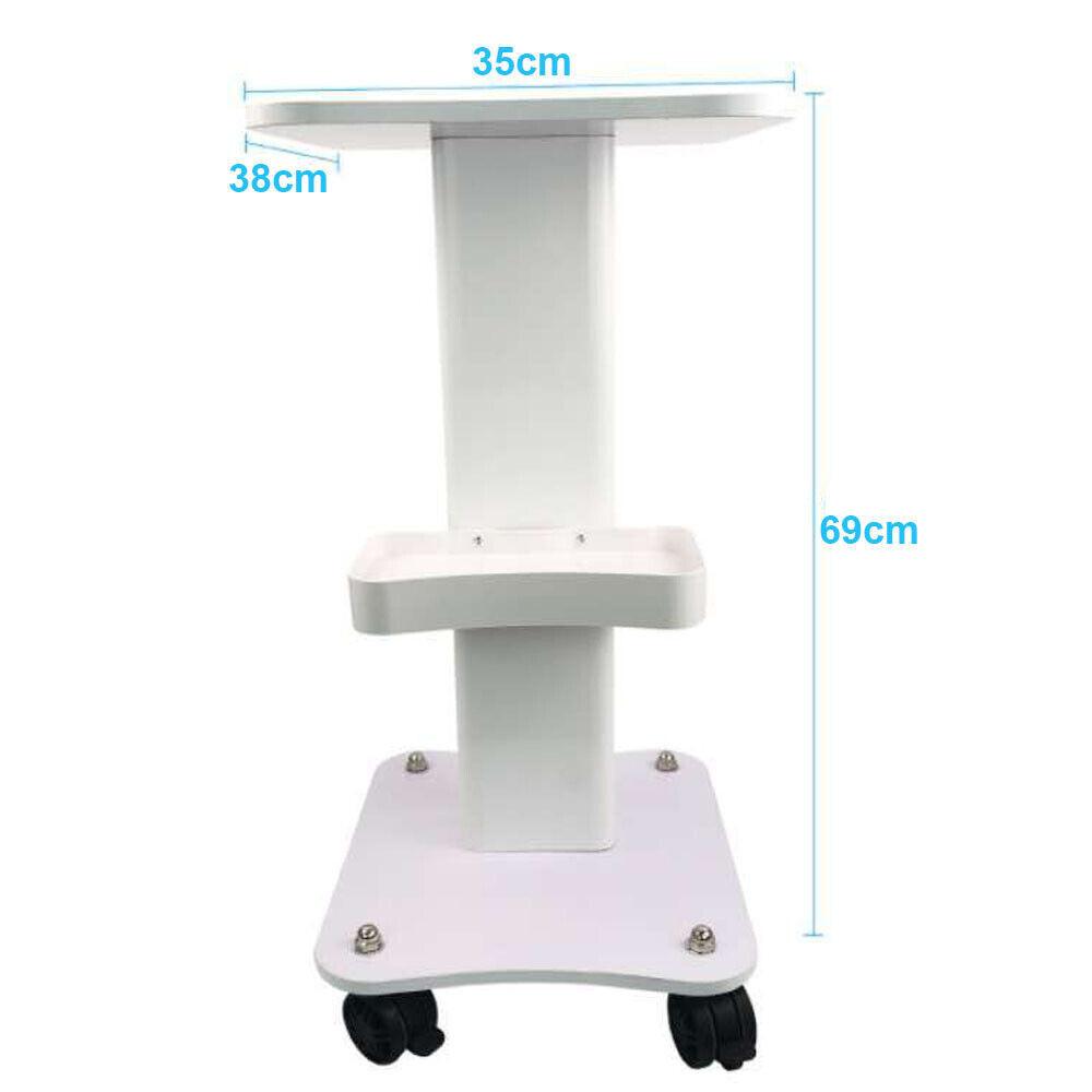 40Kg Beauty Salon Specialized Instrument Trolley Max Load Movable Desktop Handcart Multifunctional Storage Rack 38*34*69cm