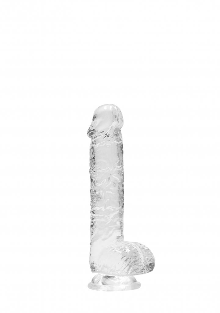 Ρεαλιστικό Dildo 6 ιντσών / 15 cm με μπάλες και βεντούζα