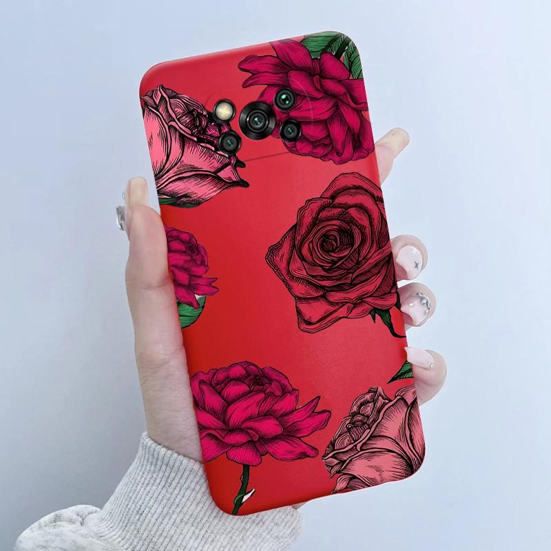For Xiaomi Poco X3 Pro Case Flower Girls Design Soft Silicone Phone Back Cover For Xiomi PocoX3 Pro X 3 3X Poco X3 NFC Shells