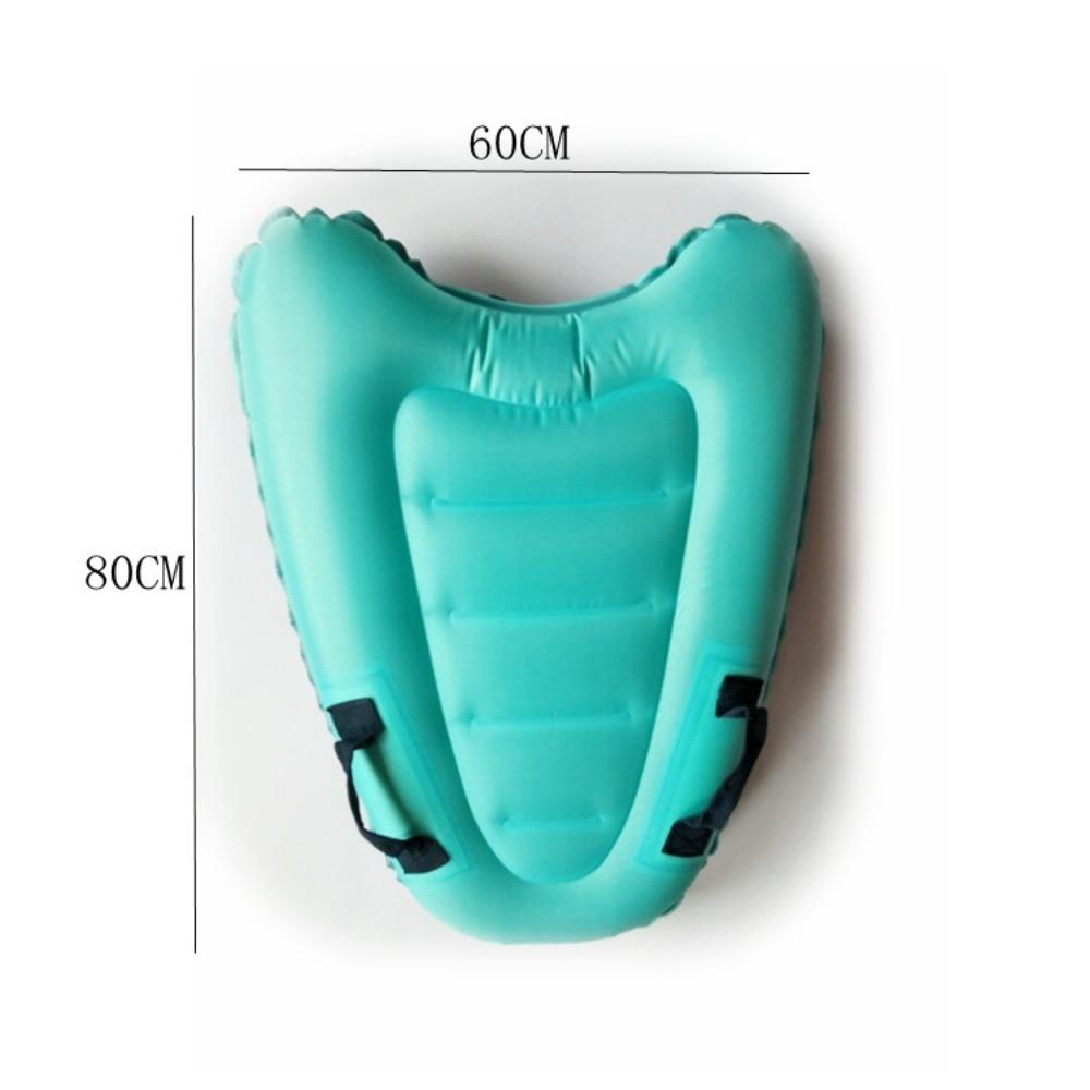 80×60cm Inflatable Bed Floating Swimming Mat Durable Water Surf Bodyboard  Adult & Kids