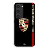 Phone Case - MANIACASE - Samsung Galaxy S23 Plus - Silicone - Flexible - PORSCHE Red and Gold