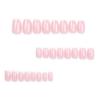Unghie Finte Classiche French Manicure - Punte Quadrate Europee/Americane