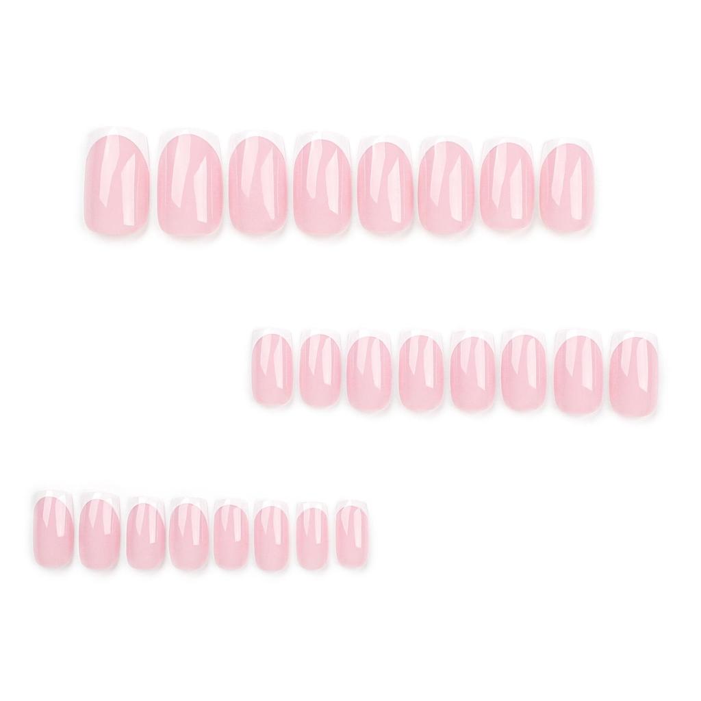 Unghie Finte Classiche French Manicure - Punte Quadrate Europee/Americane