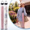 Clear Transparent Tube Bag Portable Zipper Storage Bag for Card Game Mat  Round Storage Tube