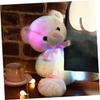 28cm LED Light Luminous Teddy Bear Plush Toys Colorful Glowing Teddy Bear Plushies Dolls Stuffed Animals for Girls Kids Birthday