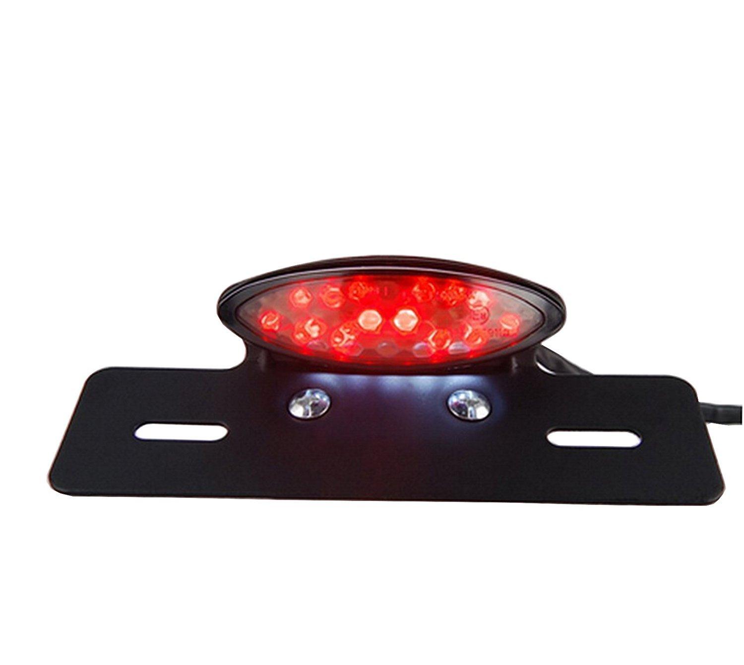 TASWK Universal Motorcycle Bike LED Tail Lamp Brake Light 12V белый