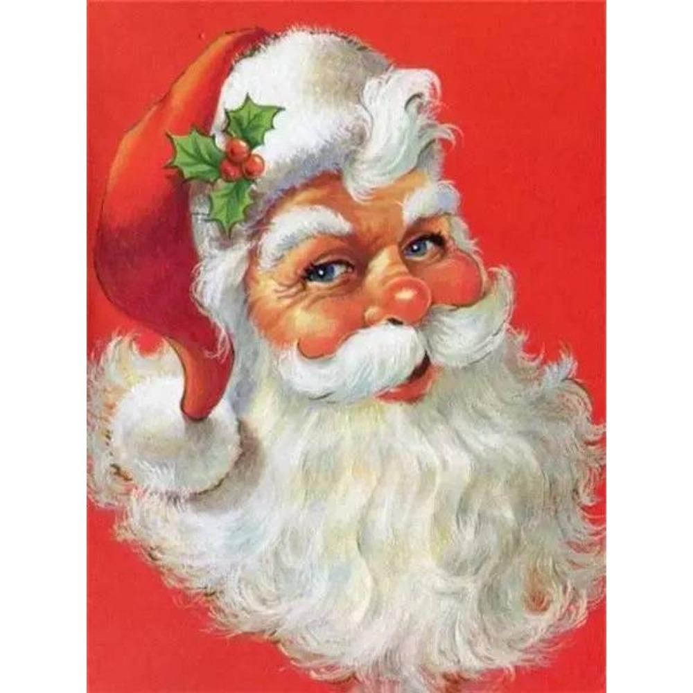 DIY full sirkel diamantmaling korssting 3D kunststil hjemmescene juledekorasjon diamantmaling 5d diamantkunstmaling