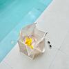 Transparent Mesh Beach Tote Bag Carry All Large Capacity Lightweight Women Storage Bag for Swimming Gym Beach Trips