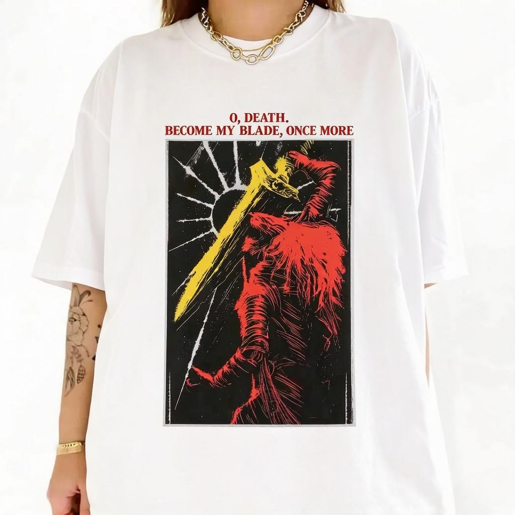 

Malikies Black Sword Shirt Malikies Black Sword TShirt Summer Unisexs and Womens Breathable TShirt Top M