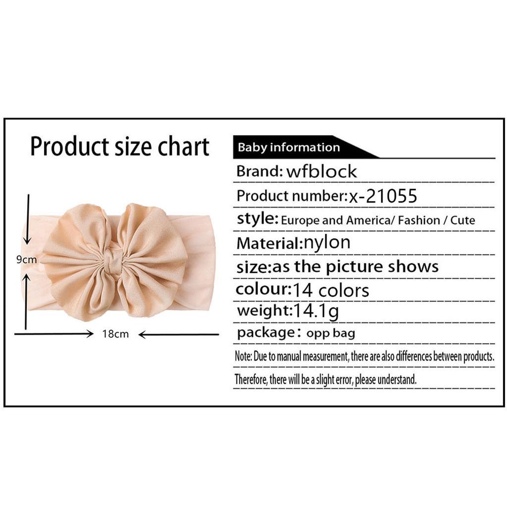 Baby Nylon Headbands Hairbands Hair Bow Elastics Hair Accessories For Baby Girls Newborn Infant Toddlers Kids