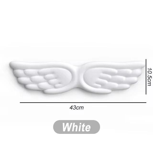 Keyboard Mouse Wrist Rest Angel Wing Memory Foam Mouse Pad Set Wrist Support Ergonomic Non-Slip for Computer Laptop Easy Typing