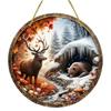 Fantastical Yin Yang Animal Light Catcher Round Acrylic, Novelty Home Decor, Perfect Durable for Bedroom, Store, Office, Kitchen, for Wall Decoration