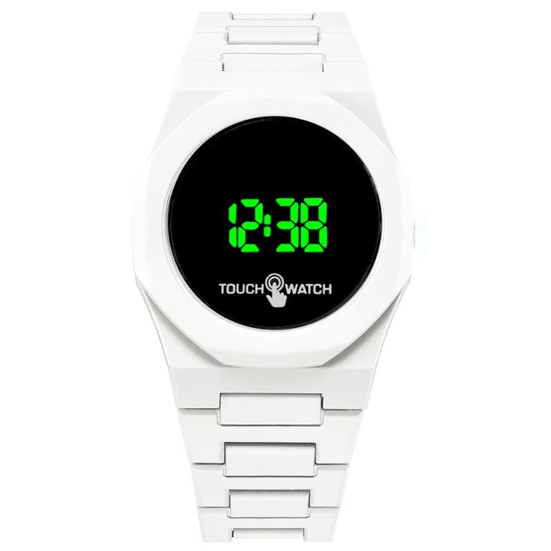 Men s Electronic Watch South East Asia Middle East Arabian LED Plastic Set Butterfly Buckle Men s Watch Women s Watch белый