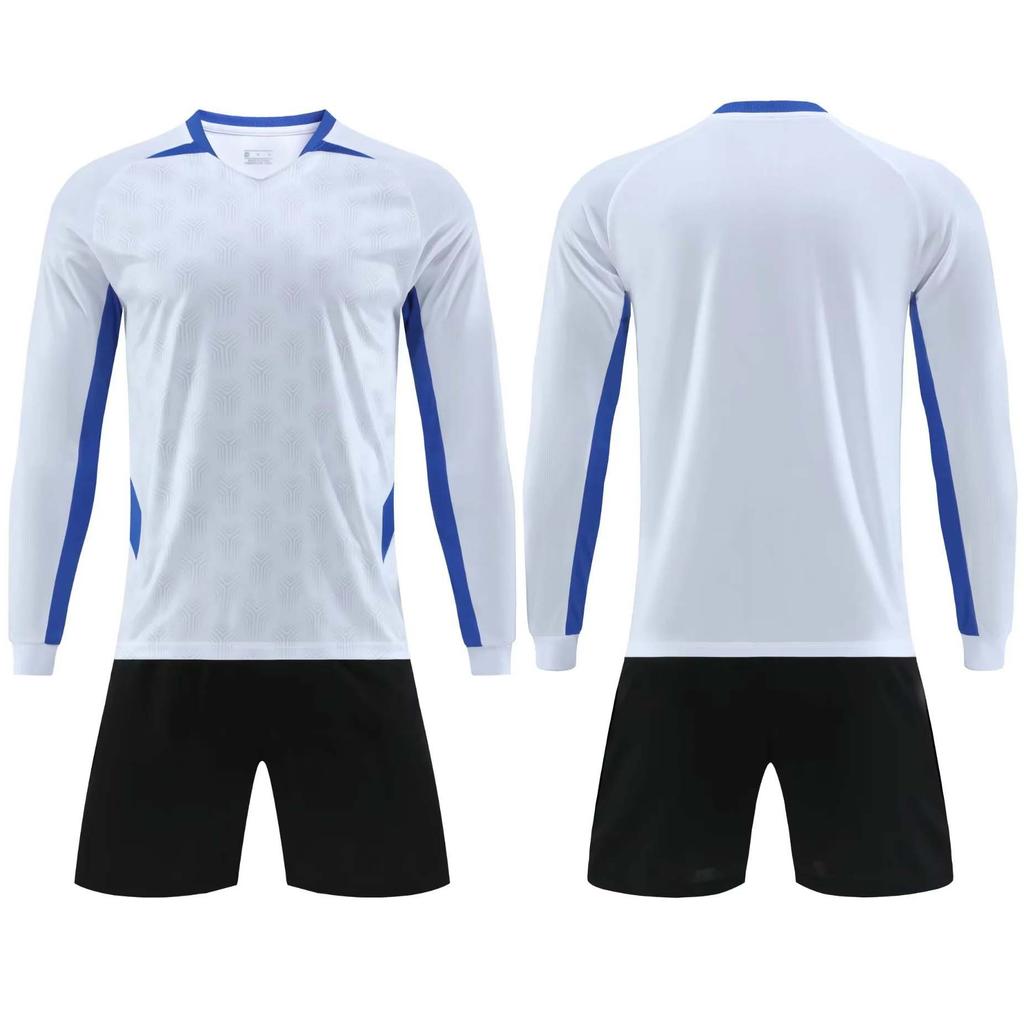 Long-sleeved football suit autumn and winter children's quick-drying sports suit student training suit printed football suit wholesale