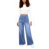 Jeans Femme Taille Haute Amincissants Jambe Large