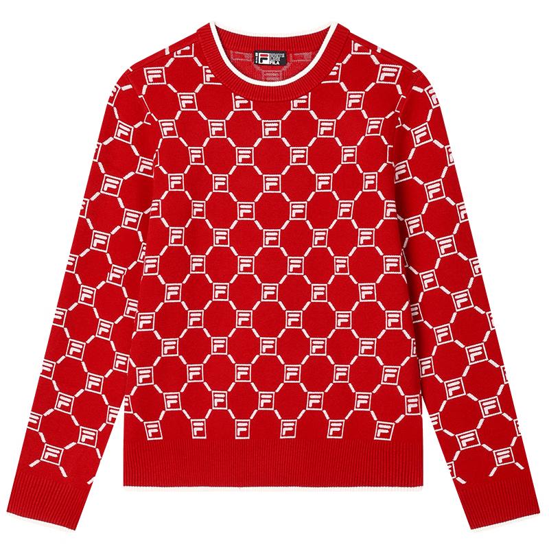 FILA Women s Casual Knitted Pullover Sweater S