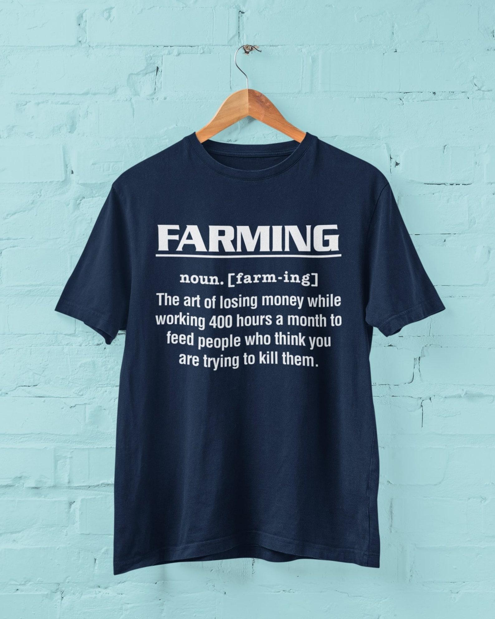 Funny Farmer T-Shirt: Dictionary Definition of Farming M