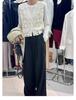 Early Autumn Women's Hollow Crochet Knit Vest - Loose, Plus-Size Woolen Sleeveless Top