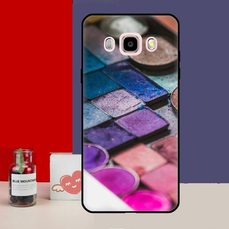 Makeup Eyeshadow Palette Case For Samsung Galaxy J3 J5 J7 2017 J1 A3 A5 2016 J4 J6 Plus A6 A8 A7 A9 J8 2018 Cover