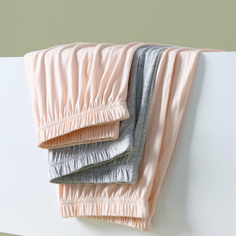 White Modal Anti-Exposure Mid-Length Petticoat Skirt