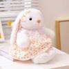 Flower Skirt Wear Rabbit Plush Toy Cute Animal Stuffed Doll Kids Birthday Gift