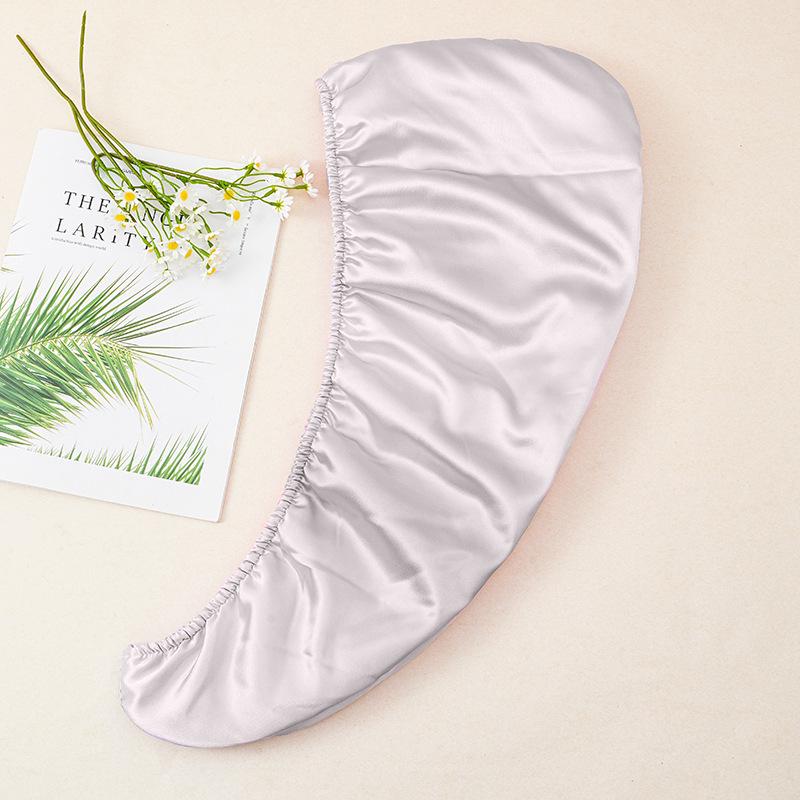 

Двухслойная атласная шапочка для сухих волос для женщин - толстое, суперабсорбирующее, антибактериальное полотенце для волос и шелковый платок 25x70cm