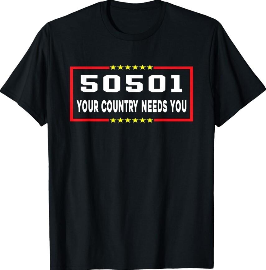 50501 Your Country Needs You Politic Design Unisex T-Shirt Unisex T-Shirt S
