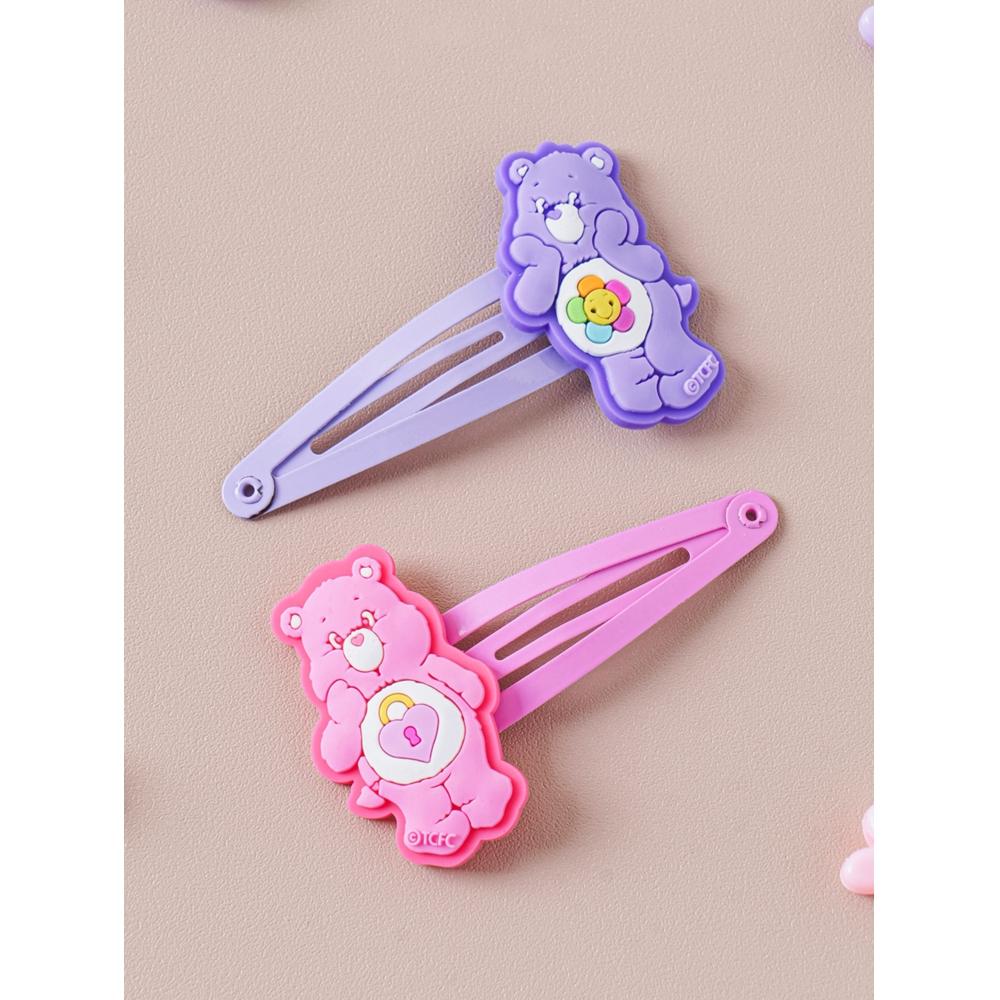 Daiso Care Bear Shaped Snap Pins  Pack Of 2