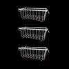 3pcs/set Foldable Handle Fridge Storage Basket Kitchen Racks Organizer  Frozen Food Storage