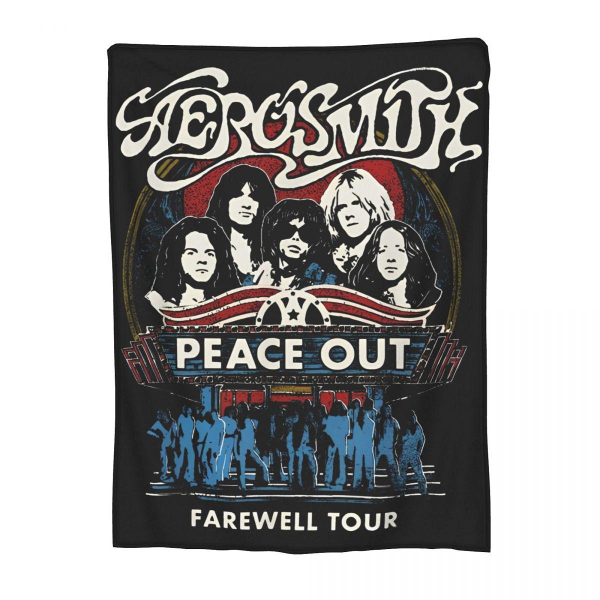 Aerosmith Farewell Tour Band Music Blanket Velvet Comfortable Super Soft Throw Blanket for Bedroom Rug Piece 200x150cm