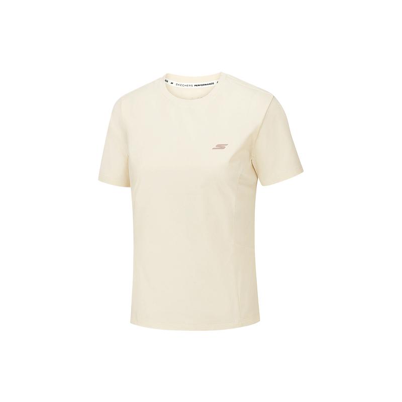 Skechers Comfortable Soft Skin-Friendly Regular T-Shirt Women tops P226W207-01B4 S