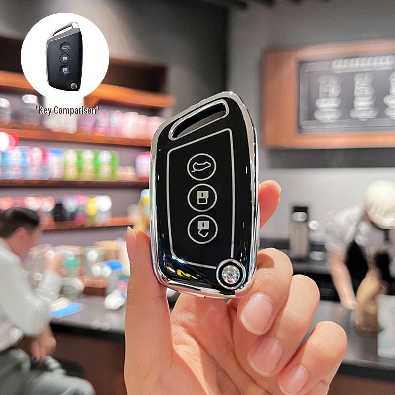

High-End Baojun Key Cover for RC5, KIWIEV, RC6, RS3, RS5, E300 - Premium Car Accessory.