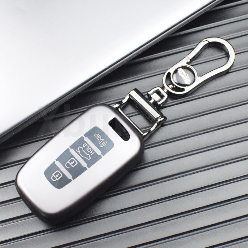 Tpu Smart Key Case Cover For Kia Forte Sportage K2 K5 Car Key Fob Shell Keychain Protector For Hyundai Genesis Coupe Sonata Ix35