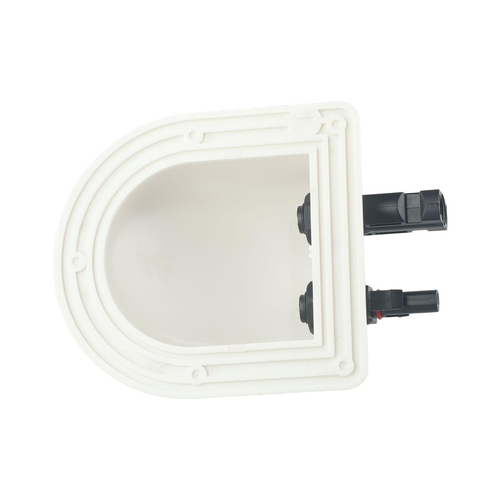 Solar Cable Gland Solar Connect Box For 2–6 Mm² Cables For Caravans 12 X 9.5 X 4cm Garden Holiday Homes Solar Double Cable Gland