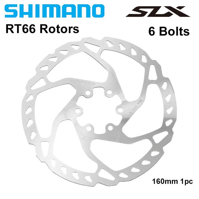 SHIMANO SLX M7000 SM RT66 Brake Disc 6 Bolt Bikes Disc Brake Disc 160MM 180MM 203MM RT66 160mm 1pc
