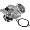 Motoforti 2722000115 Engine Coolant Thermostat Housing Assembly for Mercedes-Benz C250 C280 C300 CLK350 ML350 ML450 R350 S400 SLK280 SLK300 SLK350