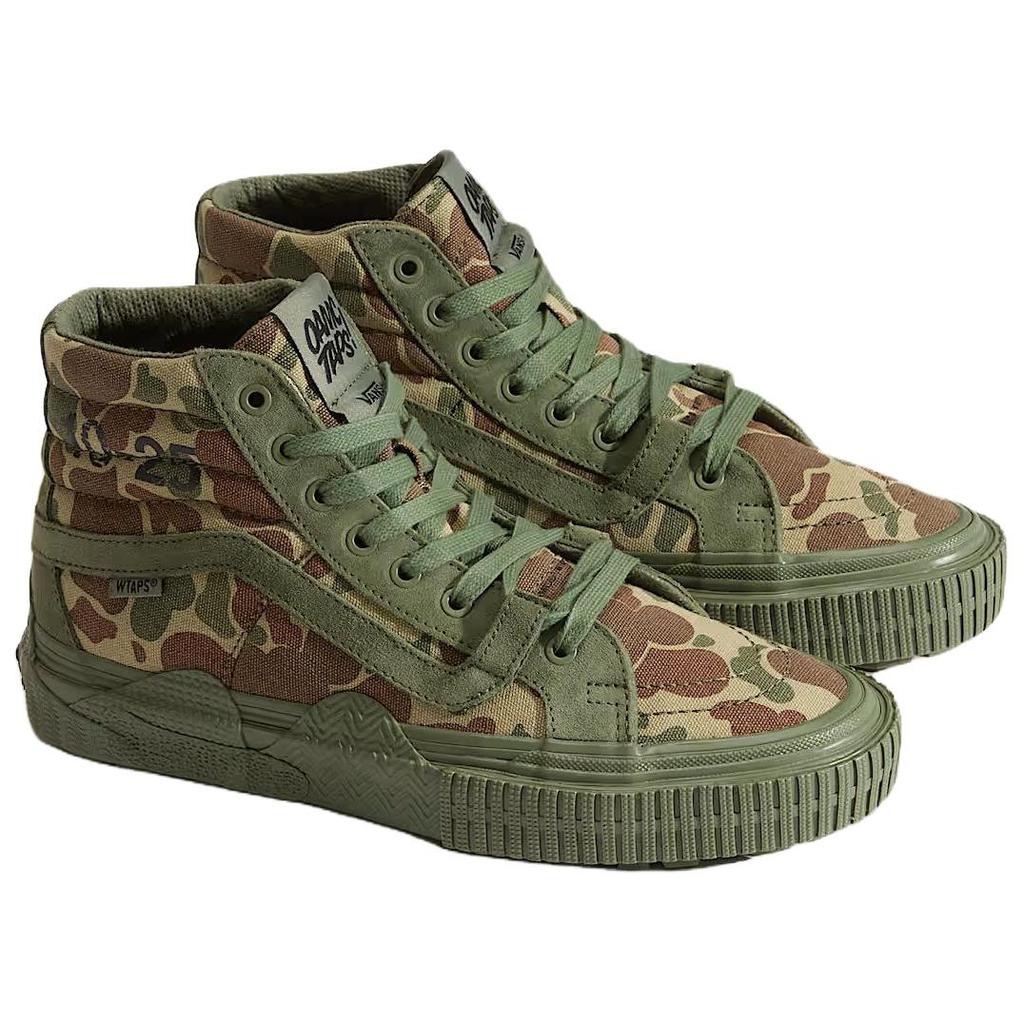 OAMC x WTAPS x Vans Sk8 Hi Duck Camo Unisex Tenisky Viacfarebné Camo-Zelené VN000MYGDP0