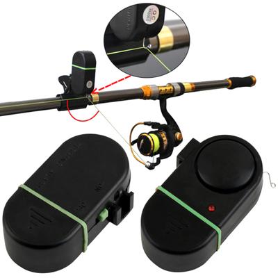 Puntos Portable Electronic LED Light Clip-on Fishing Rod Fish Bite Sound Alarm Bell