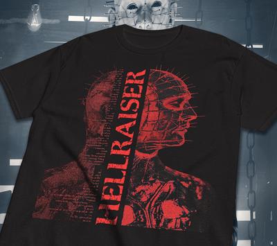 Hellraiser Cenobite T Shirt: "Salvation" - Retro Horror Movie Tee