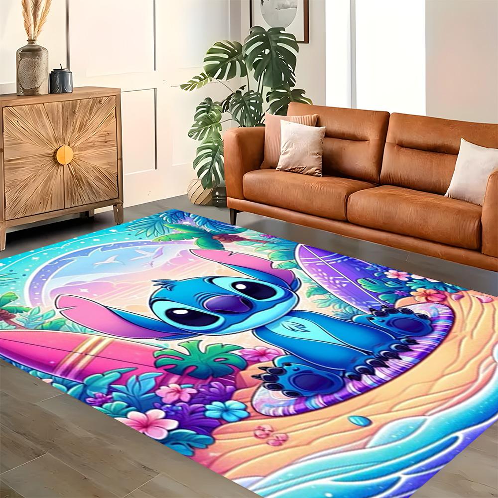 Stitch Angelic Fantasy for Living Room rug, Bedroom, Study Room, Hallway Decoration, Perfect for Home Decoration or Holiday Gifts