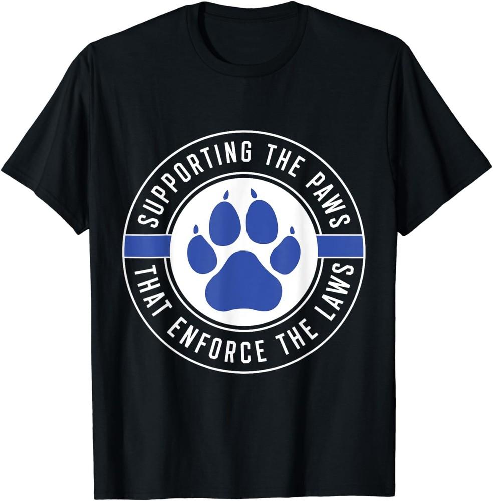 

NEW LIMITED K9 Police Officer Support Law Enforcement T-Shirt Tops Tee XL