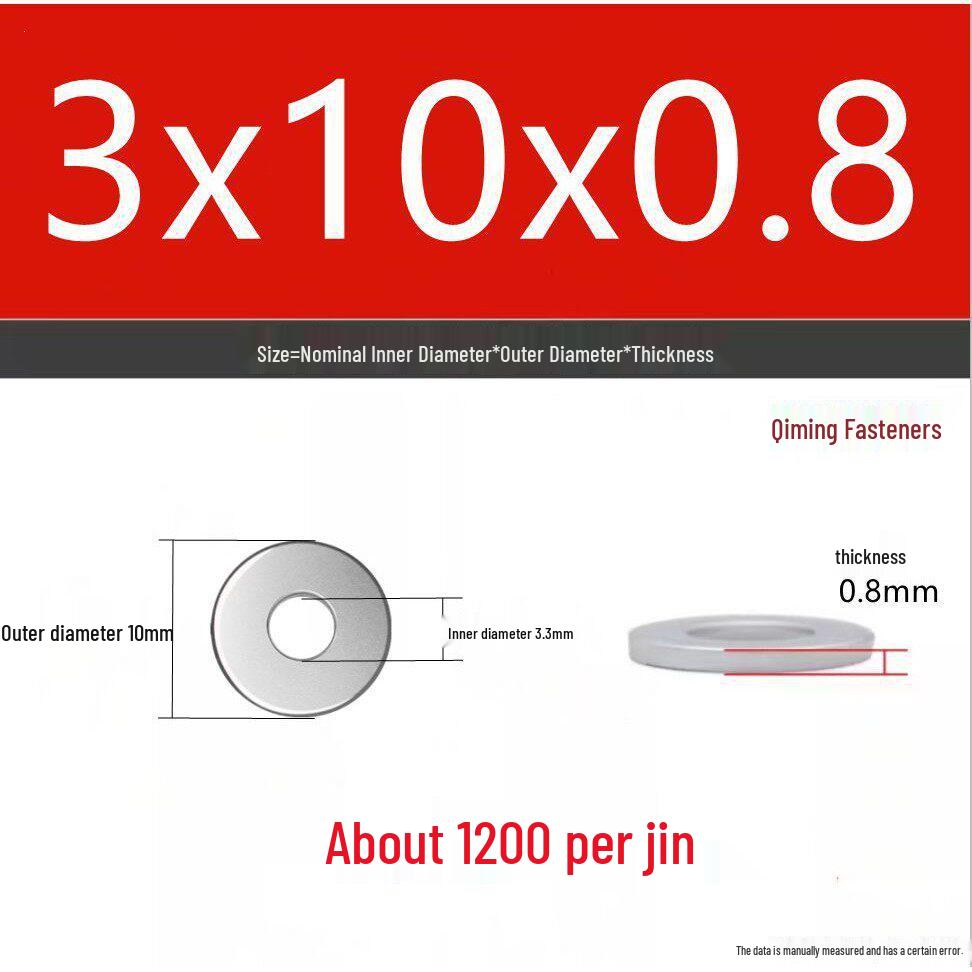 4.8 Grade Galvanized Iron Flat Washer, M3-M40 Oversized Metal Hole Gasket.
