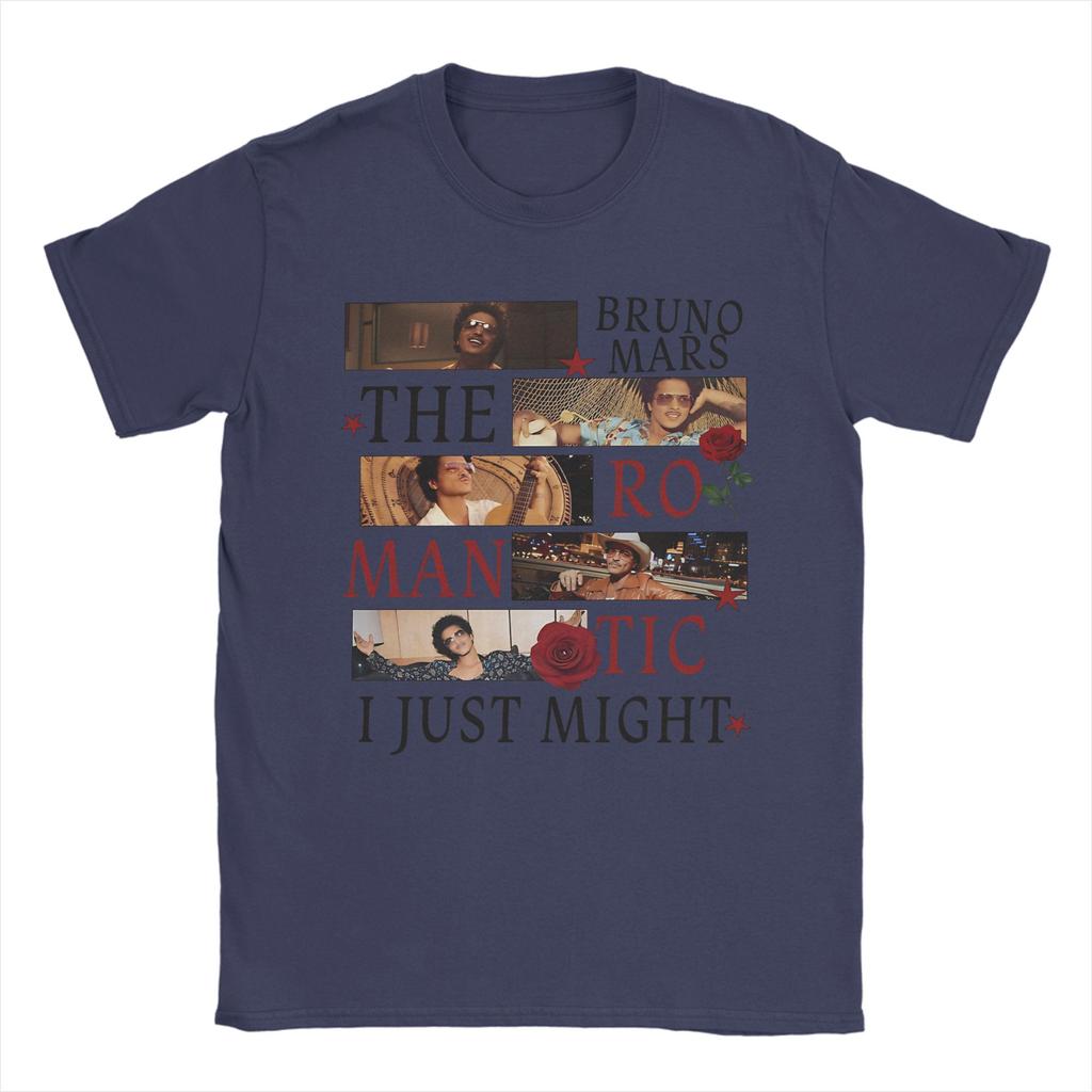 I just might The Romantic Tour Bruno Mars 2026 AYM TShirt for Unisex Cotton Tee Shirt Crew Neck Short Sleeve T Shirts Clothes