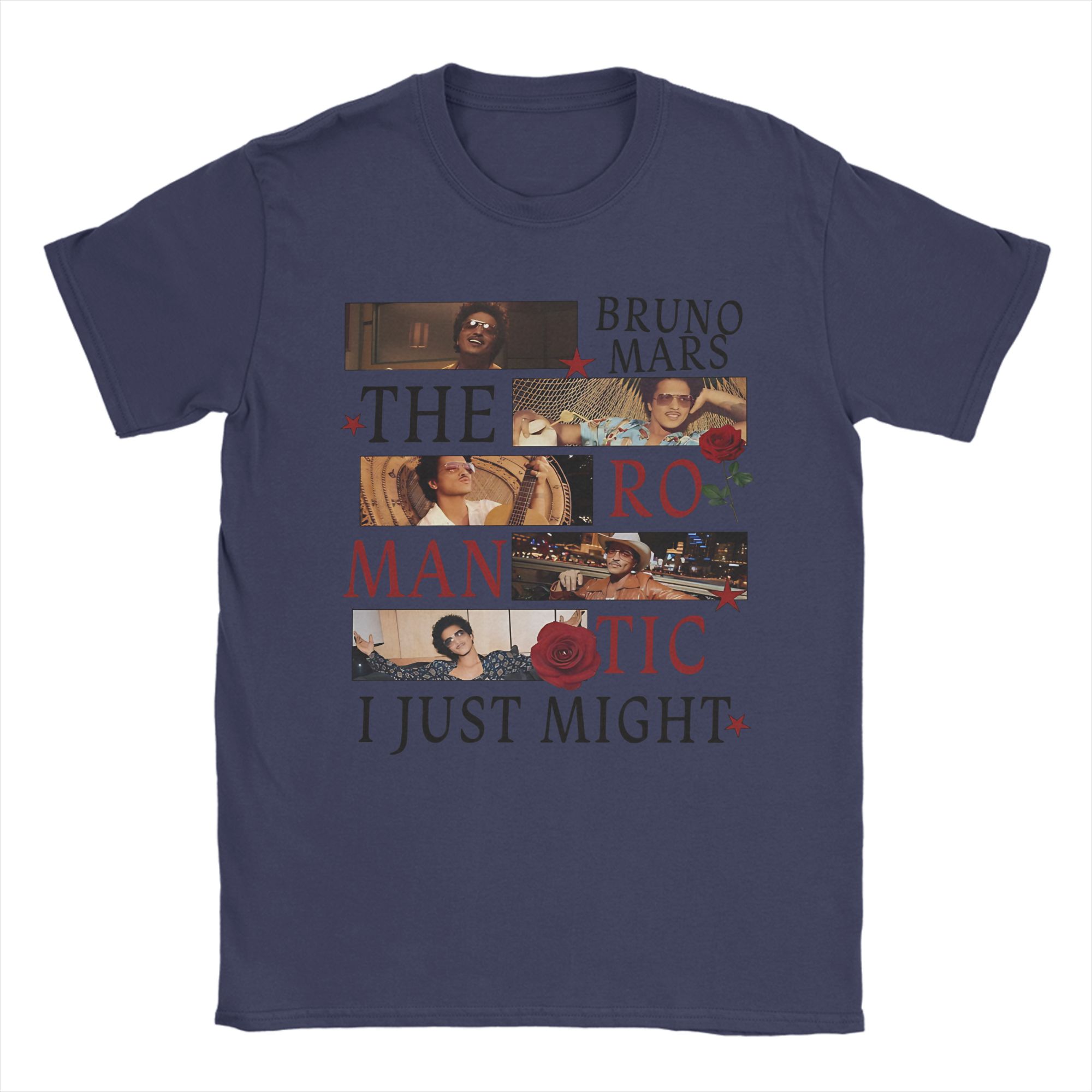 

I just might The Romantic Tour Bruno Mars 2026 AYM TShirt for Unisex Cotton Tee Shirt Crew Neck Short Sleeve T Shirts Clothes 4XL