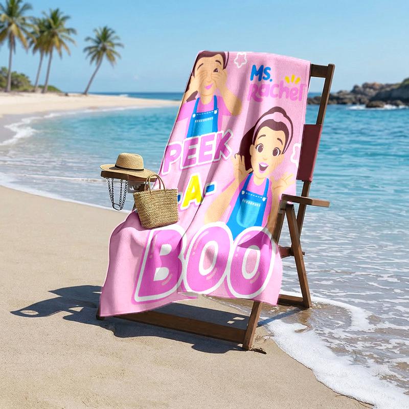 Ms Rachel Fashion Beach Towel: Ideal for Summer Adventures Soft, absorbent and quick drying suitable for swimming and bathing