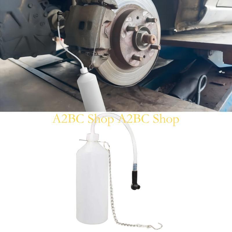 A2BC Estrattore Universale Fluido Freni per Auto 1L Strumento per Spurgo Impianto Frenante Spurgo Fluido Freni Flacone Spurgo Fluido